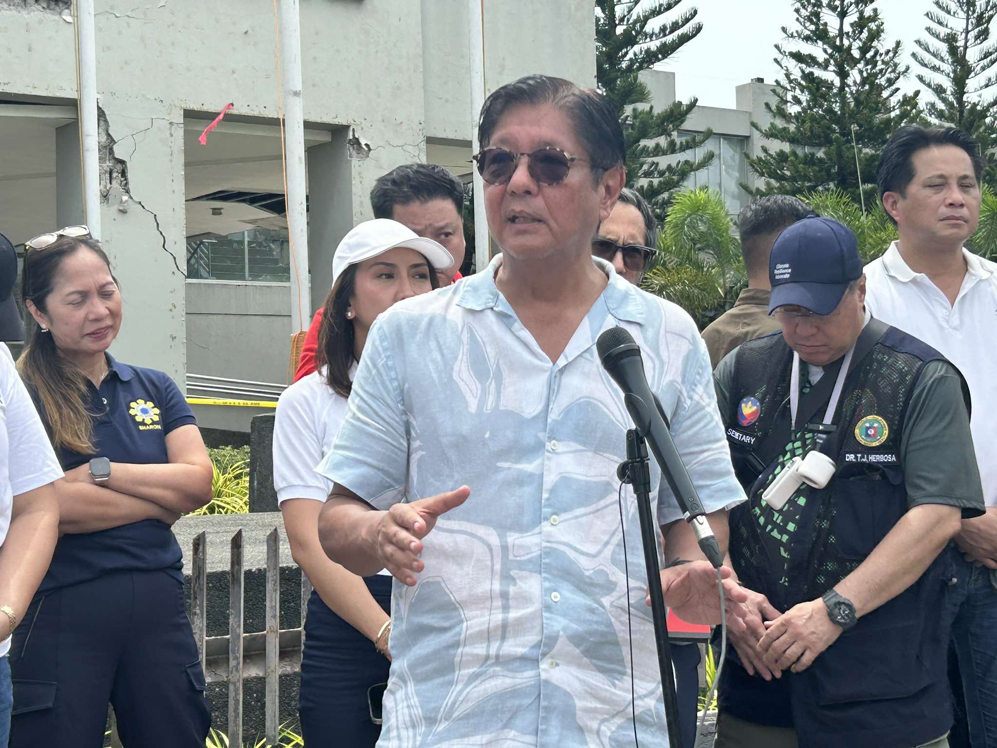 Earthquake-hit Cebu: Marcos pledges P180M to province, affected areas