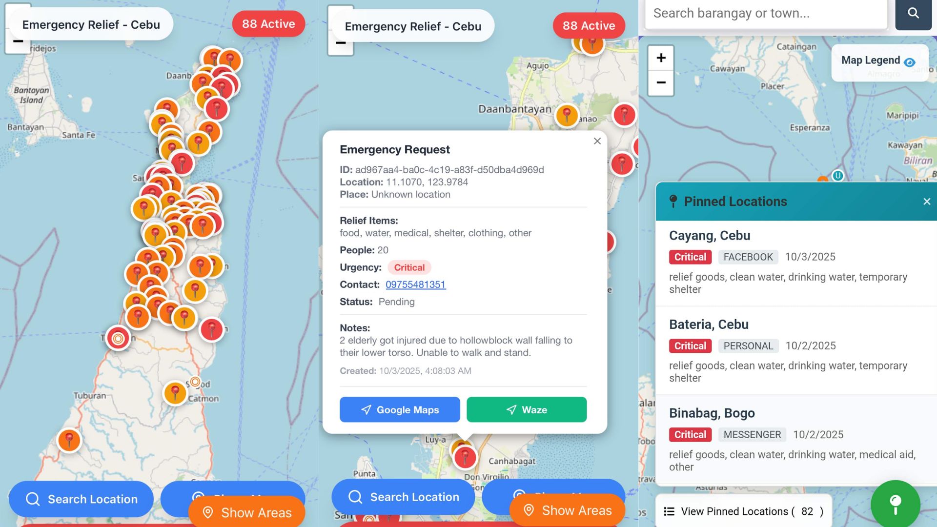 Apps linking quake victims with rescuers, donors launched by Cebu students