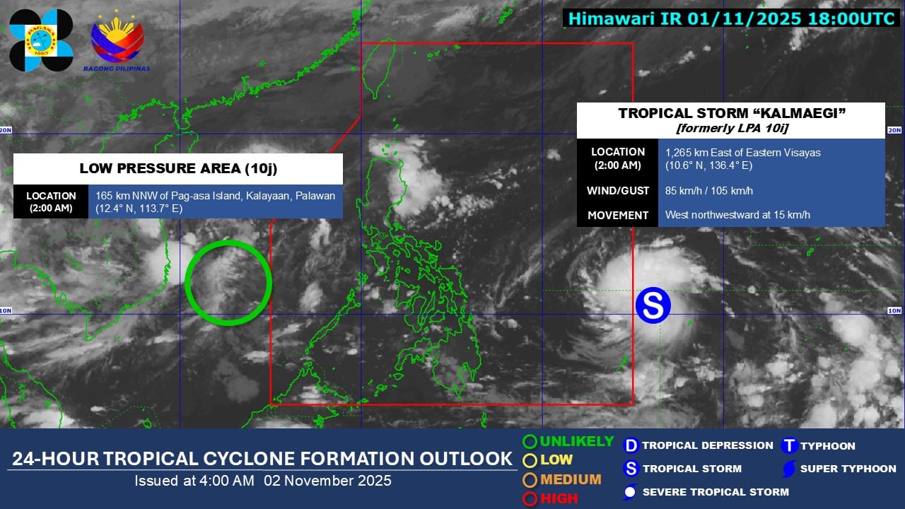 Tropical Storm TINO enters PAR on Sunday morning — Pagasa