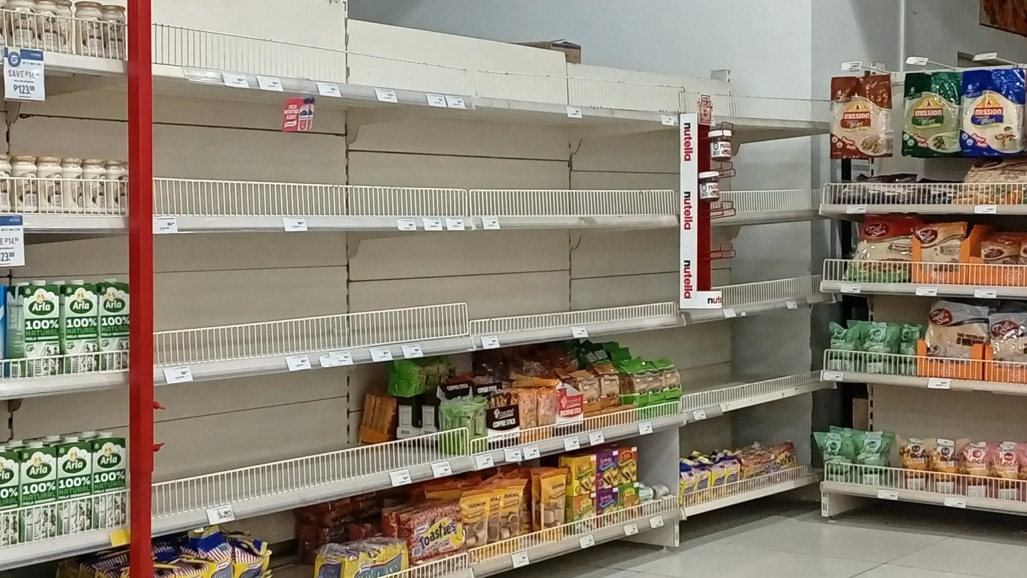 Gov’t urges public not to engage in panic buying ahead of Typhoon Tino